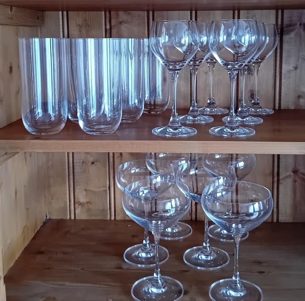 Kristallen glasservies, Huis en Inrichting, Nieuw, Ophalen of Verzenden, Overige stijlen, Overige materialen