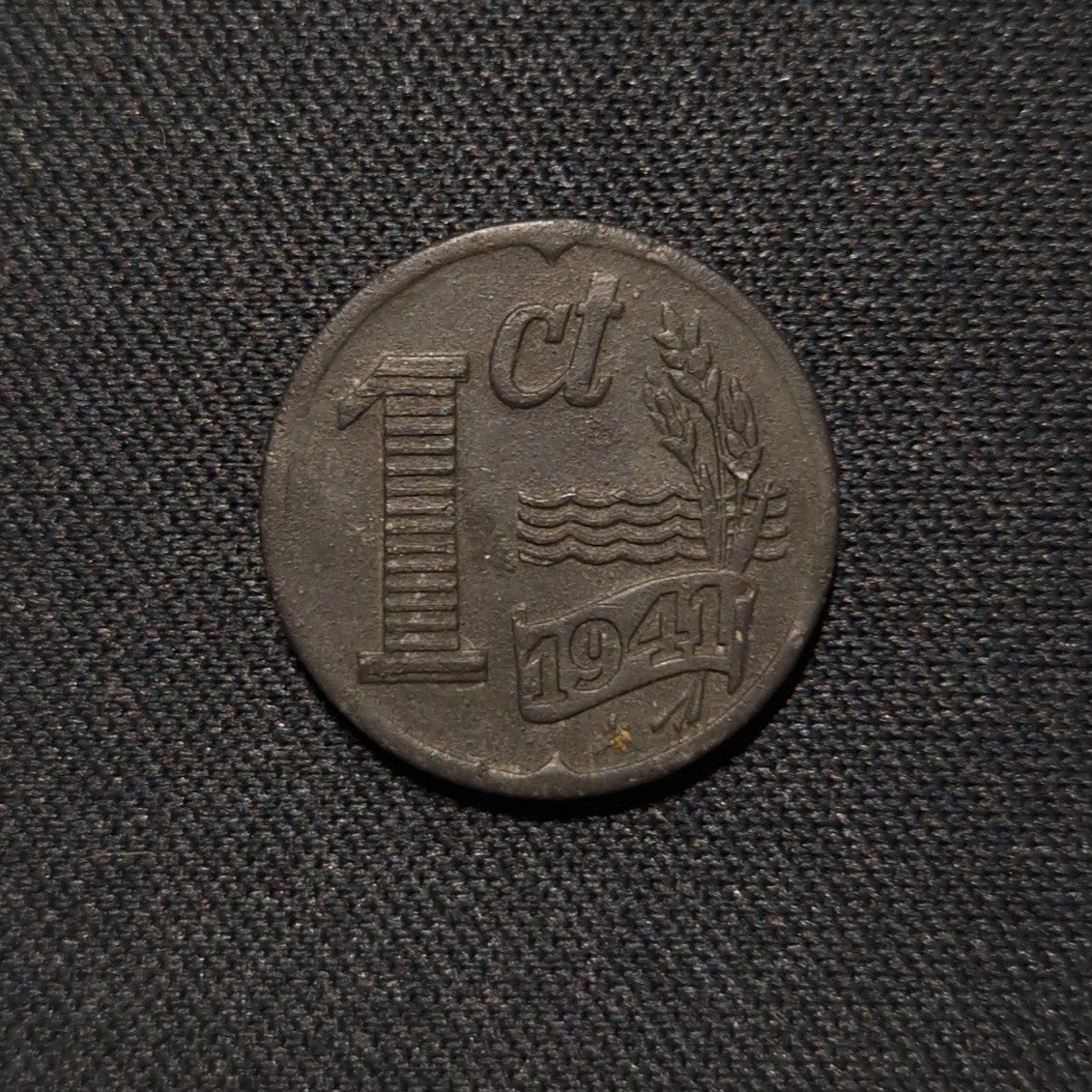 1 cent 1941 zink, Postzegels en Munten, Munten | Nederland, Verzenden, Koningin Wilhelmina, 1 cent, Losse munt