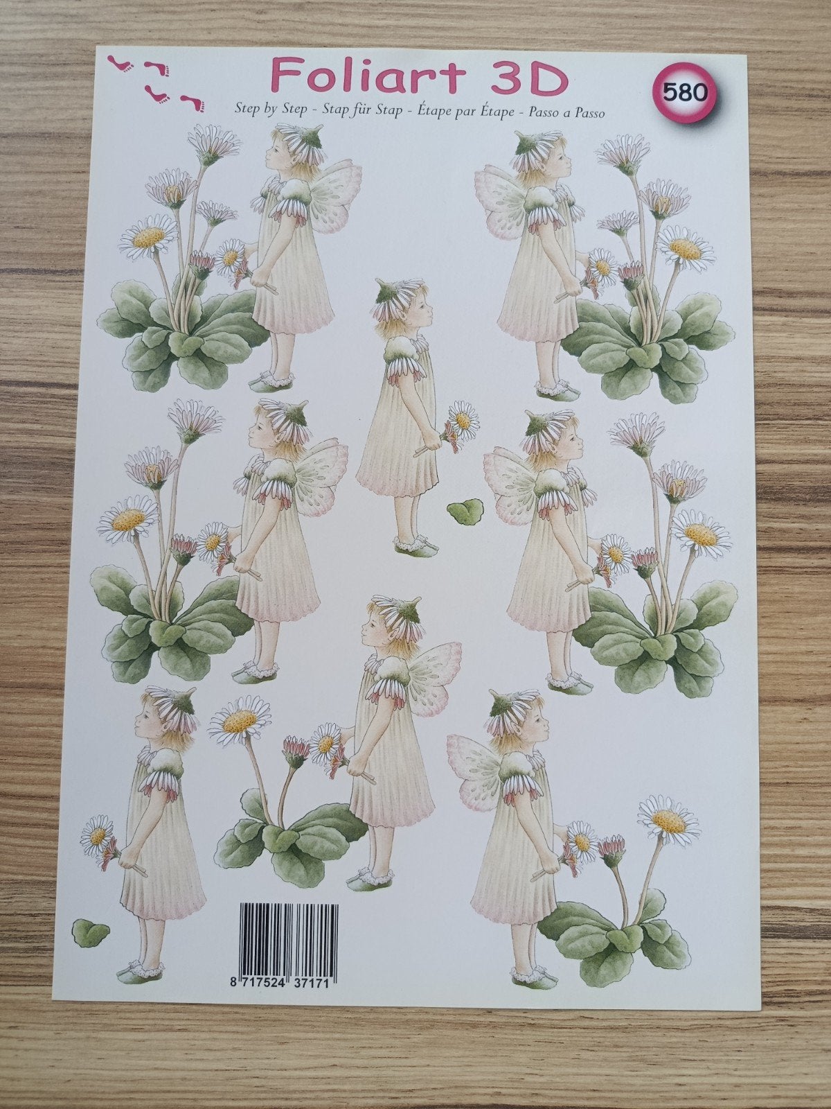 Plant met Engel Knipvellen,, Hobby en Vrije tijd, Ophalen of Verzenden, Nieuw, Natuur, Knipvel