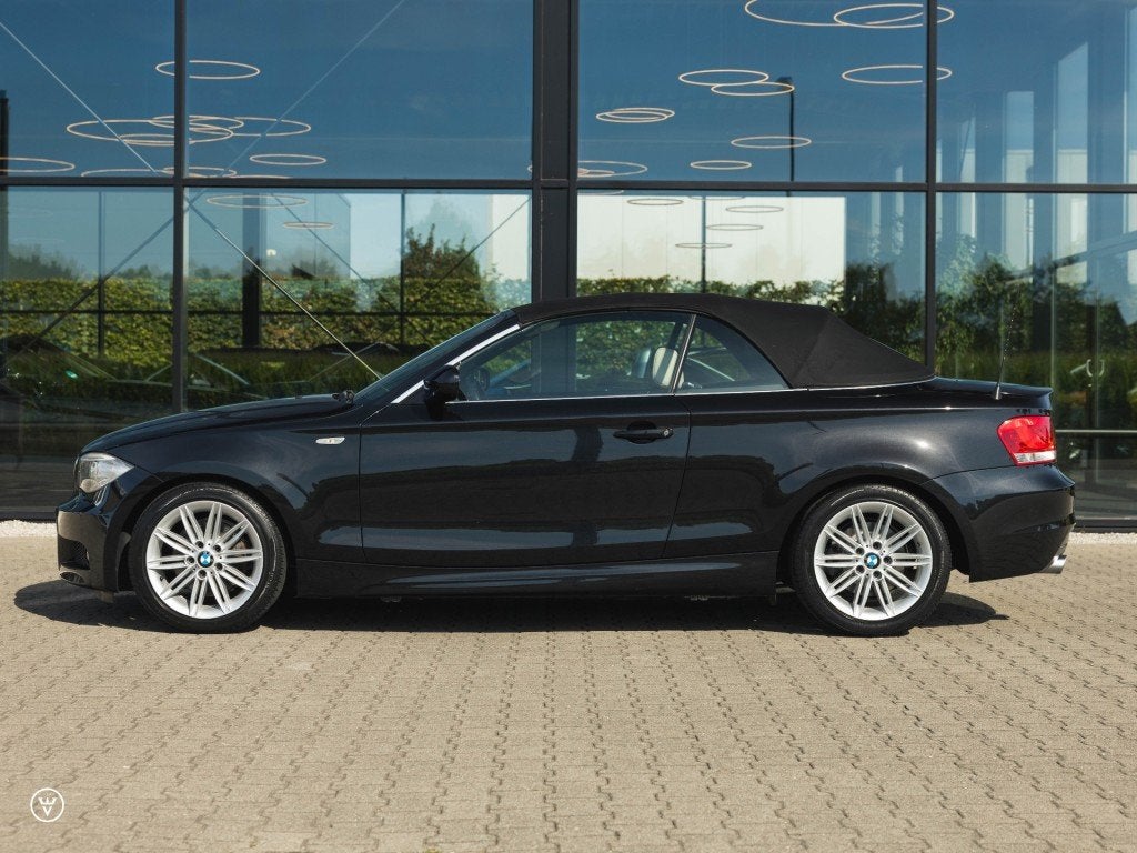 Bmw 1-SERIE 125i Cabrio LCI Aut. – M-sport, Prof navi 62dk, Euro 5, Achterwielaandrijving, Gebruikt, 4 stoelen