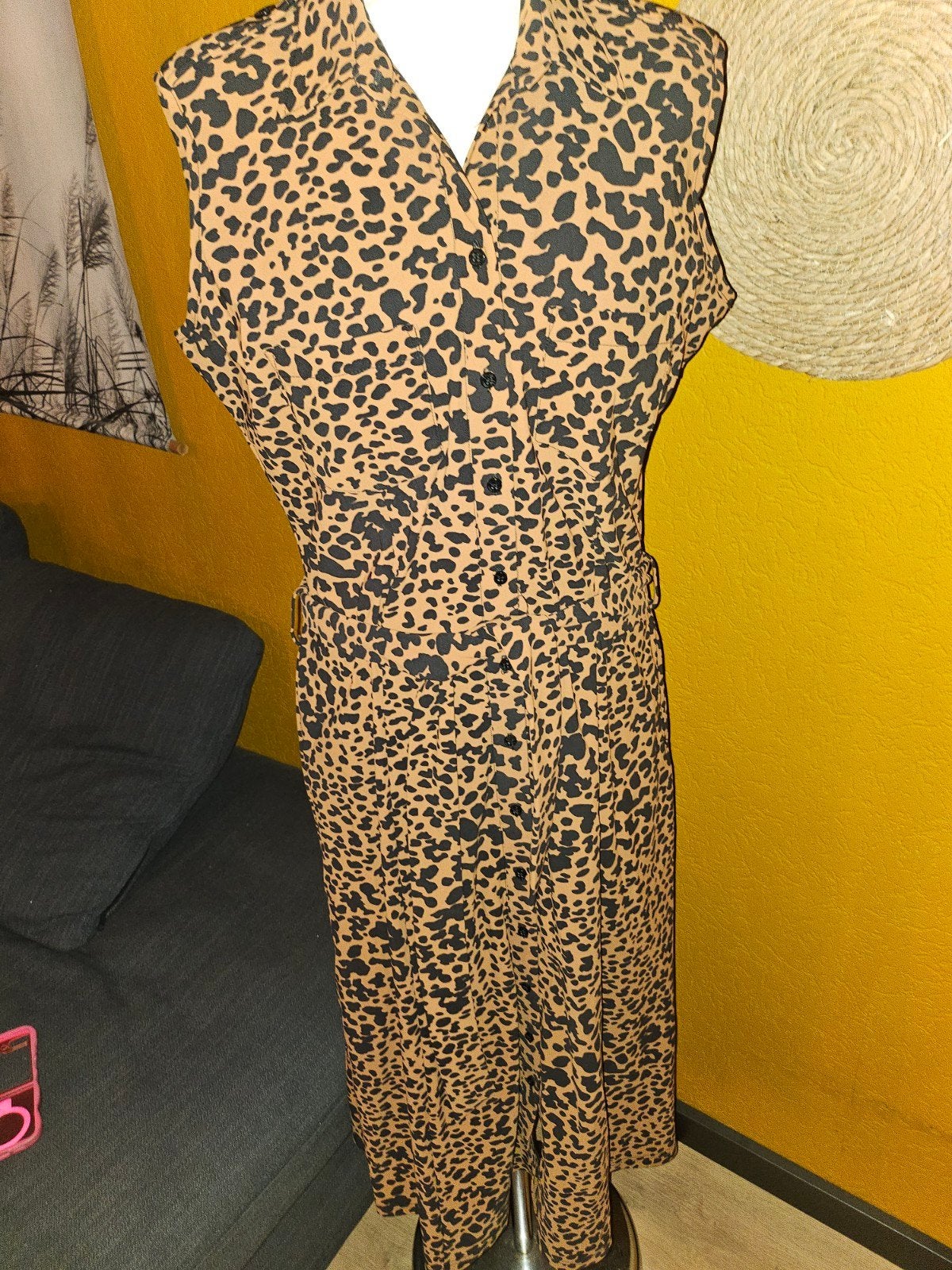Studio anneloes jurk maat M, Ophalen of Verzenden, Zo goed als nieuw, Maat 38/40 (M), Onder de knie