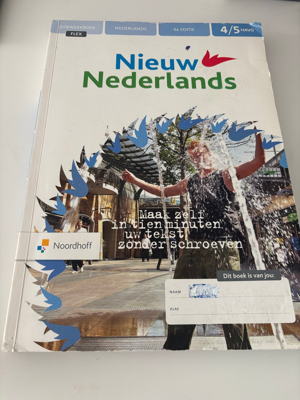 Nieuw Nederlands 4/5 HAVO Leerwerkboek 6e editie, Boeken, Schoolboeken, Ophalen of Verzenden, Zo goed als nieuw, HAVO, Nederlands
