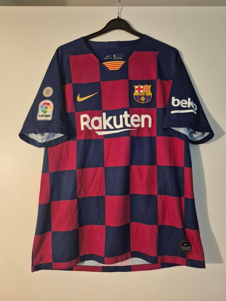 Origineel FC Barcelona 18/19 shirt + Frenkie de Jong 21, Maat XL, Ophalen of Verzenden, Zo goed als nieuw, Shirt