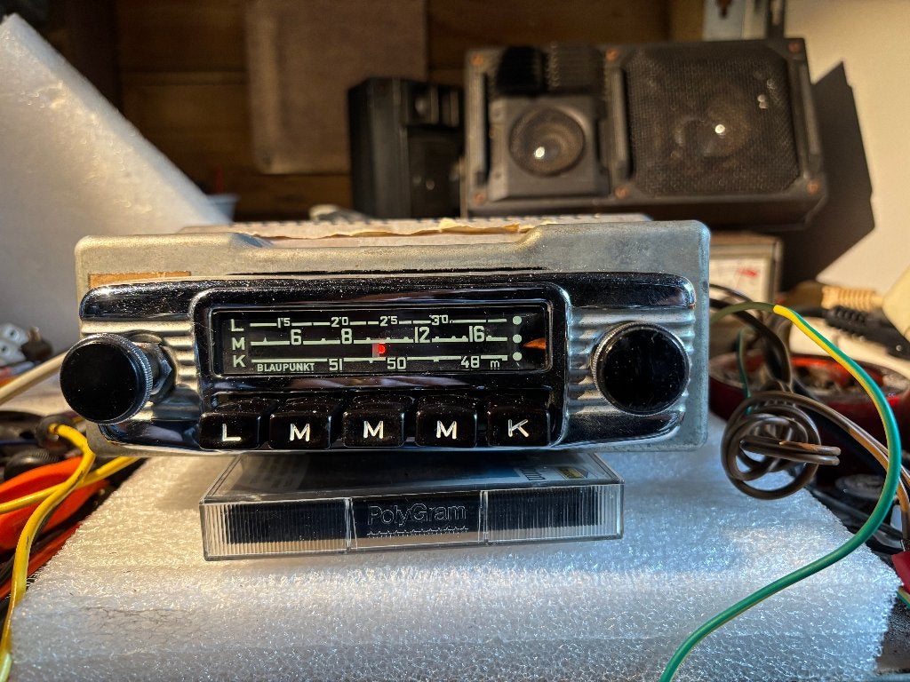 Blaupunkt Stuttgart TR / 1955 / werkend 24volt, Ophalen, Gebruikt, Overige merken, Dashboard en Schakelaars