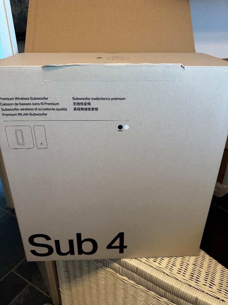 SONOS SUB 4 LEGE DOOS, Ophalen, Nieuw