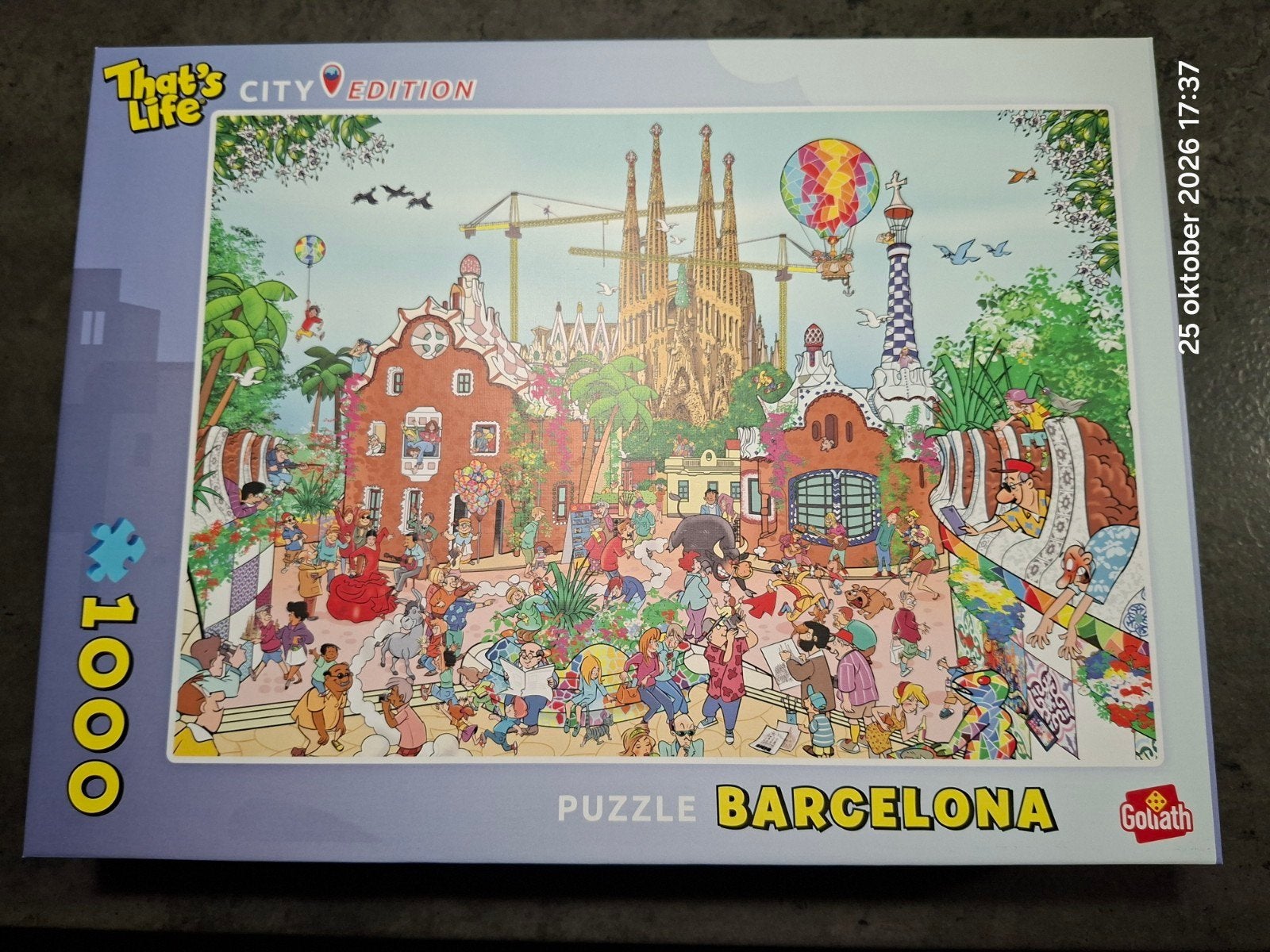 That's Life puzzel "Barcelona" 1000 stukjes, Ophalen of Verzenden, 500 t/m 1500 stukjes, Nieuw, Legpuzzel