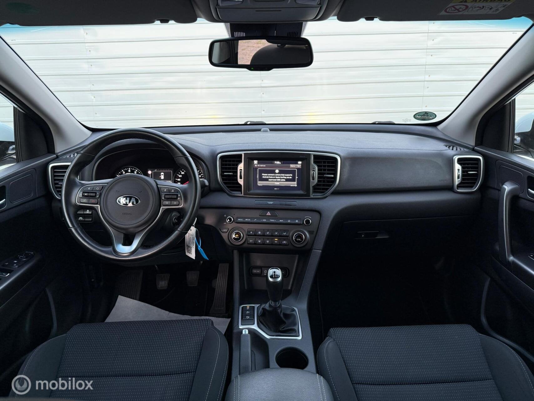 Kia Sportage 1.6 DynamicLine | Camera | Carplay | Climate, Auto's, Voorwielaandrijving, Stof, 4 cilinders, Origineel Nederlands