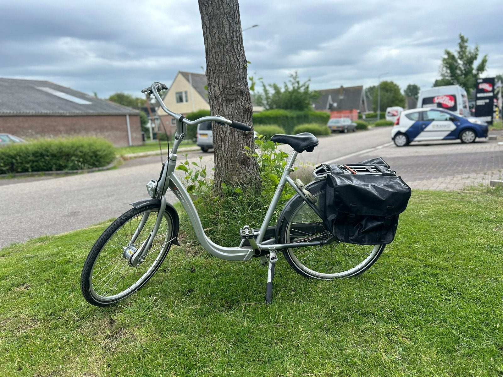 Damesfiets lage instap - Sparta Entree comfort bike, Ophalen, Gebruikt, Terugtraprem, Handrem