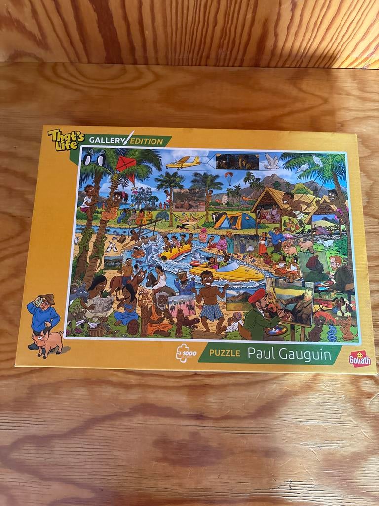 That's Life Gallery Edition Paul Gauguin 1000 stukjes, Ophalen of Verzenden, 500 t/m 1500 stukjes, Zo goed als nieuw, Legpuzzel