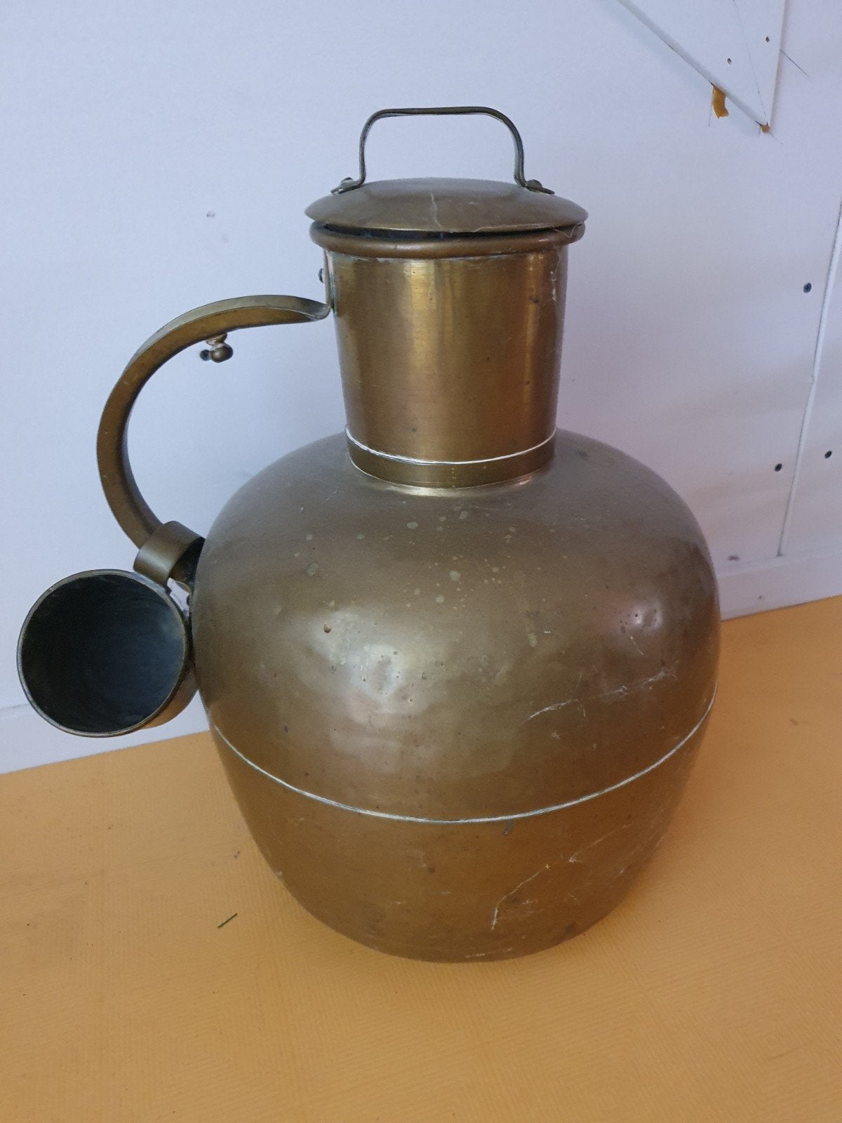 Koperen vaas, Ophalen, Koper