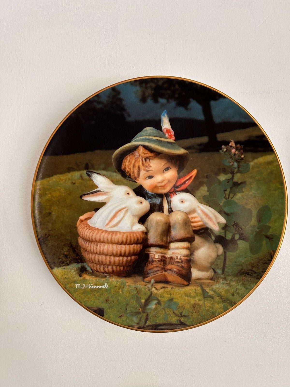 Complete serie 12  Hummel/Goebel wandborden met certificaten, Ophalen