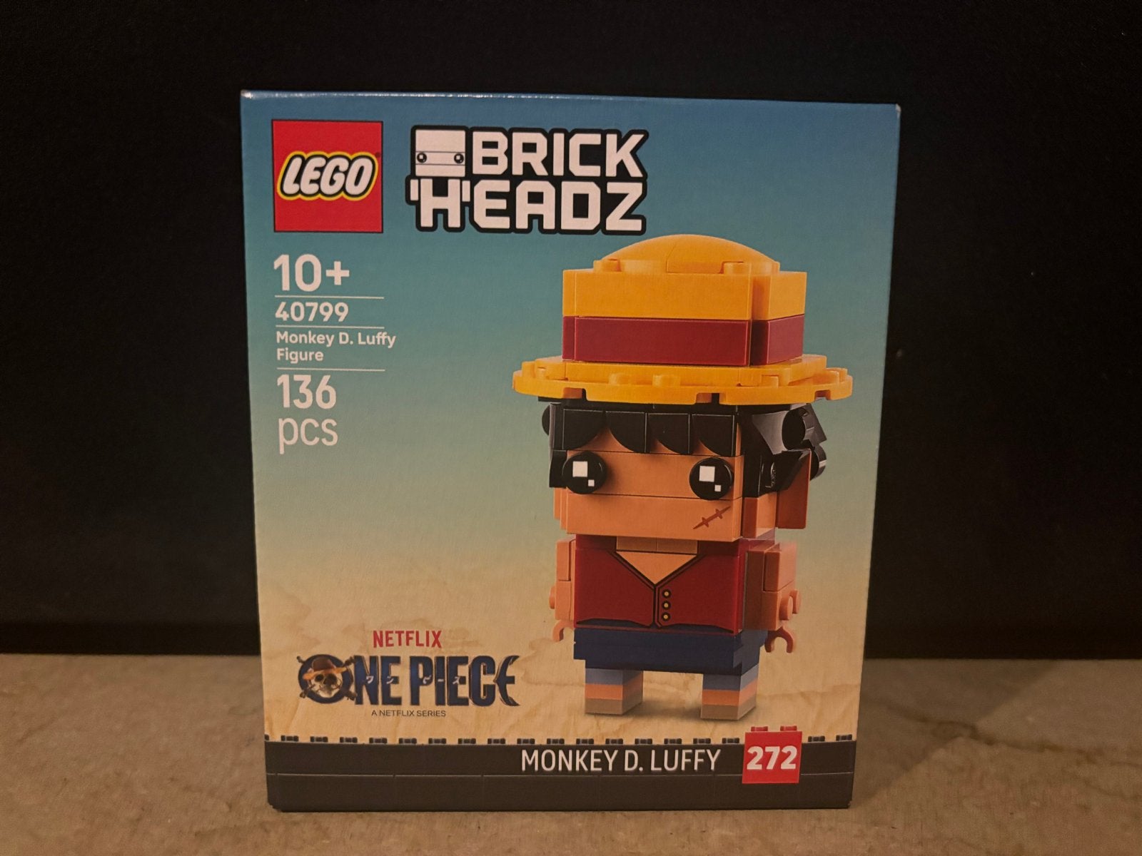 LEGO BrickHeadz 40799 Monkey D. Luffy One Piece Nieuw, Ophalen of Verzenden, Nieuw, Overige merken