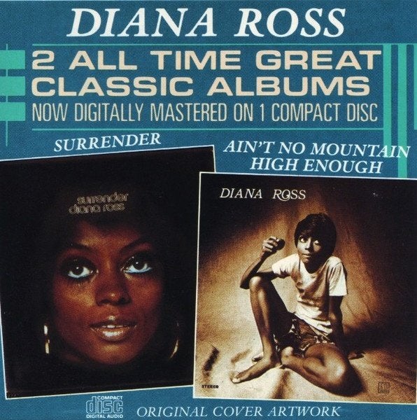 Diana Ross –  No Mountain High Enough / Surrender cd funk, Ophalen of Verzenden, Zo goed als nieuw, Funk, Eerste persing