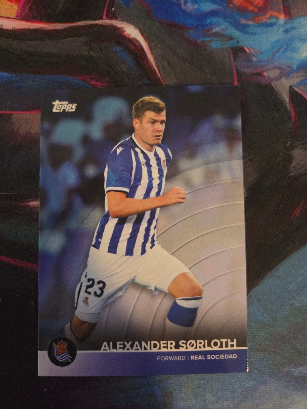 Topps Alexander Sorloth Spelerskaart Real Sociedad, Ophalen of Verzenden