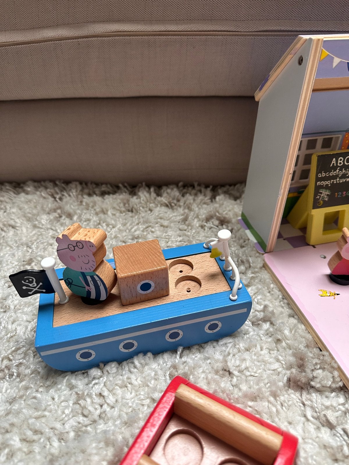 Grote Houten Peppa Pig Collectie: Huis, School, Voertuigen, Ophalen, Gebruikt, Overige typen