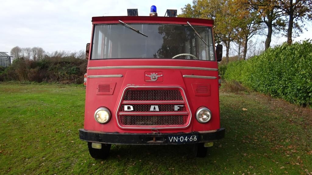 Daf Brandweerwagen/auto  Uniek Camper Zeldzaam, Auto's, Achterwielaandrijving, Overige bekleding, Overige kleuren, Handgeschakeld