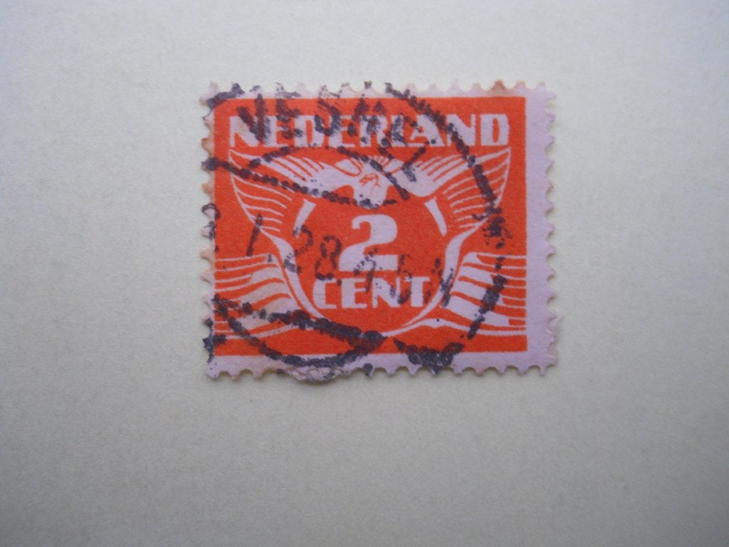 Nederland 1925 Vliegende duif Nvph.173 Rondstempel Veghel, Ophalen of Verzenden, T/m 1940, Gestempeld