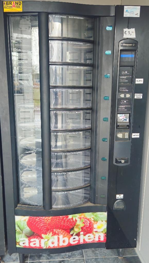 Verkoop automaten, Euro, Ophalen, Gebruikt, Met sleutels