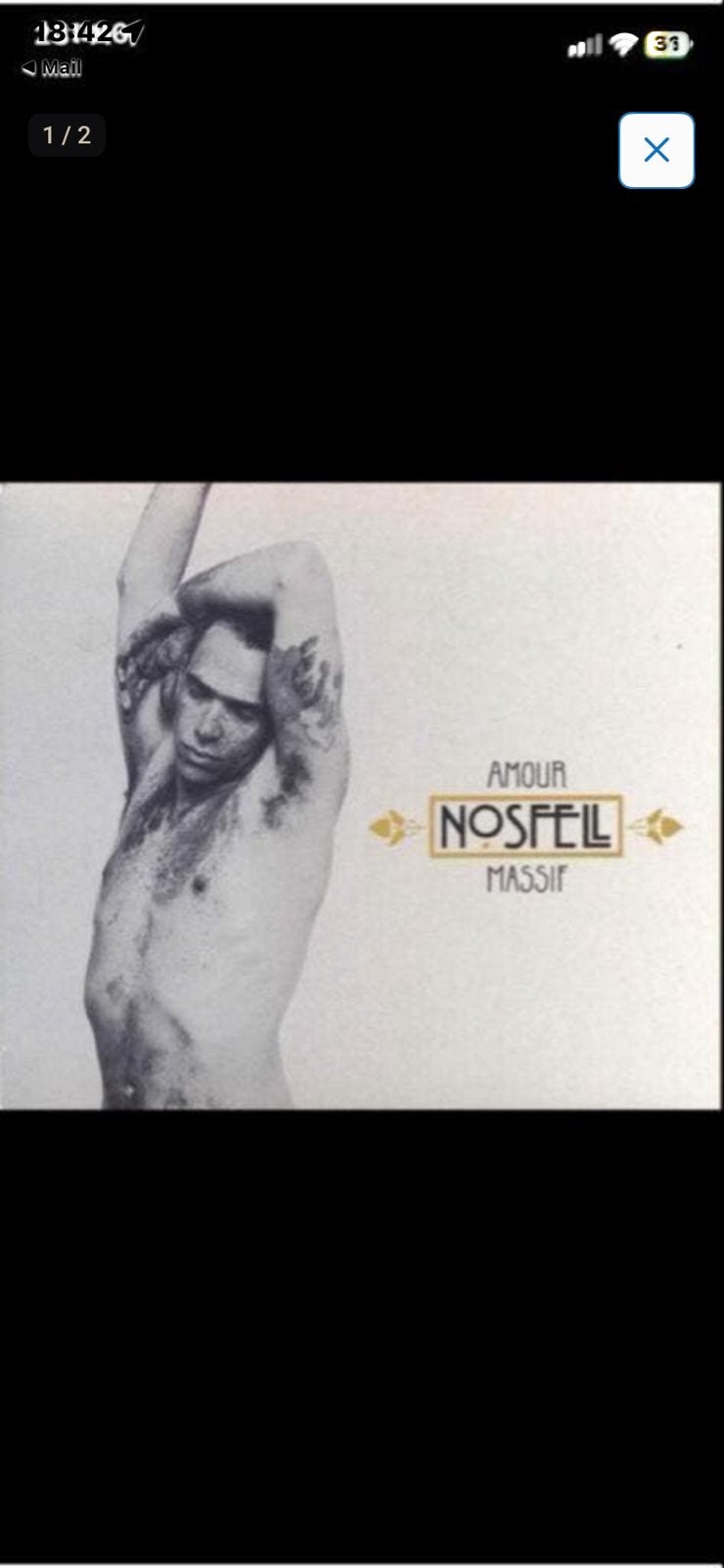 Amour Nosfeil Massif CD - Zeldzaam Album, Cd's en Dvd's, Ophalen of Verzenden, Gebruikt, Album, Inclusief boekje