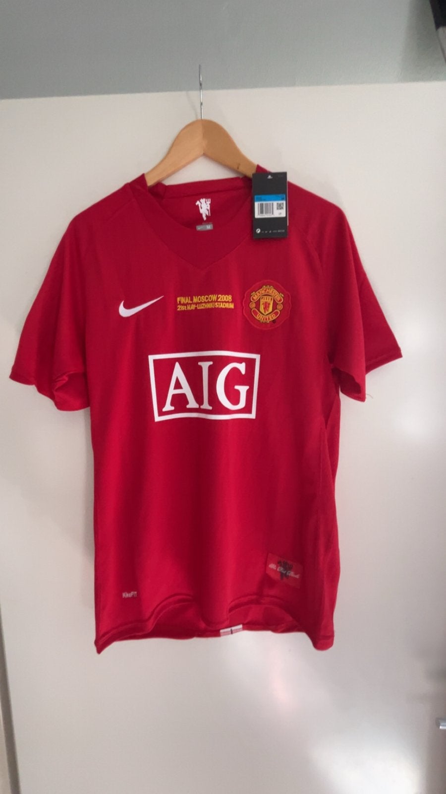 Manchester United Ronaldo Thuisshirt 2008 Champions League, Sport en Fitness, Voetbal, Maat M, Ophalen of Verzenden, Nieuw, Shirt