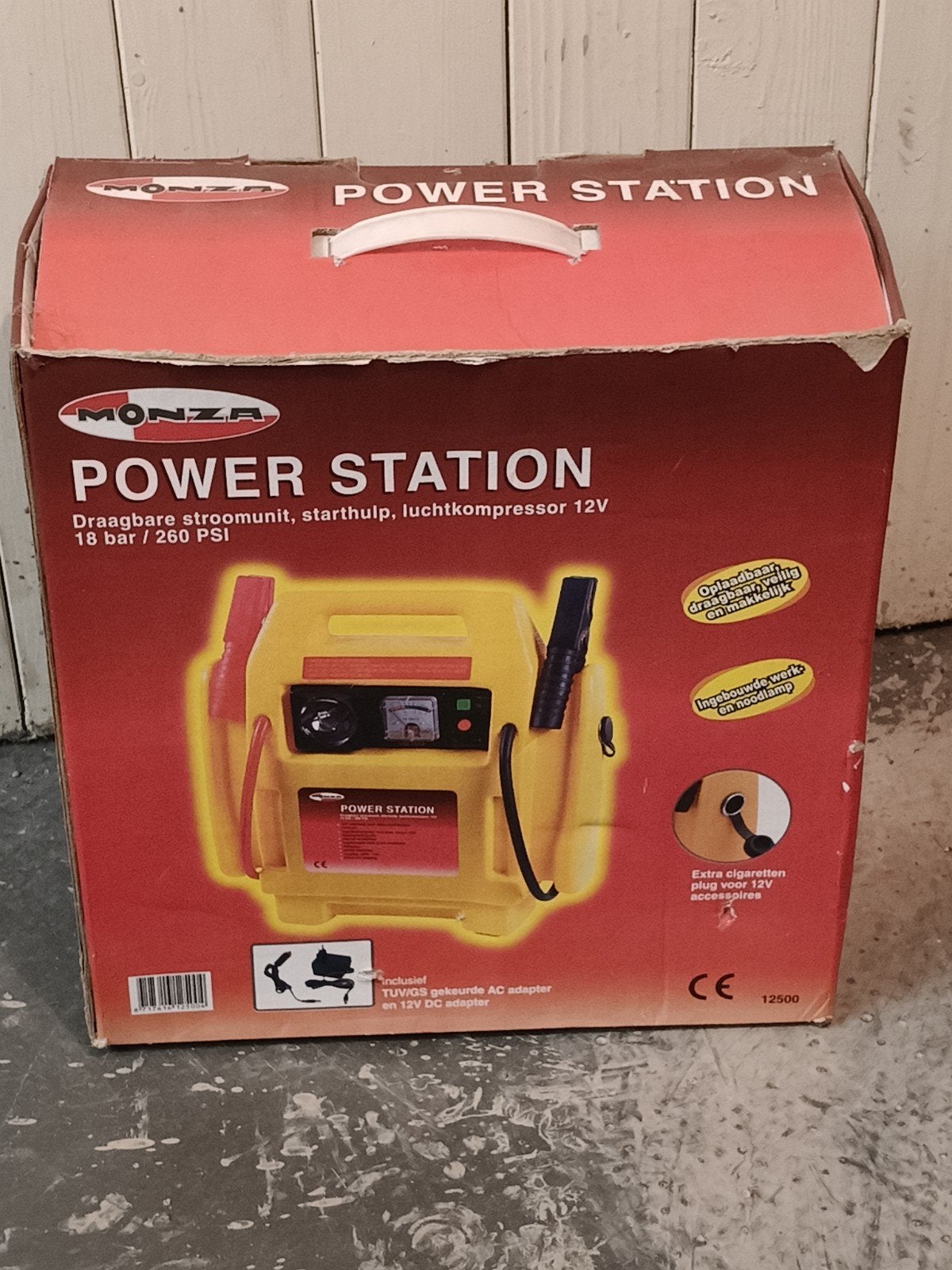 Monza Power Station: Starthulp, Compressor, Stroomunit 12V, Ophalen of Verzenden