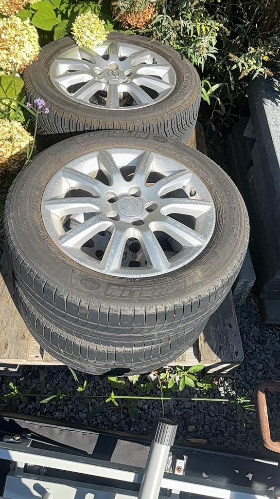 Opel Astra J 16 inch velgen met 205/55 R16 all-season banden, Ophalen, Gebruikt