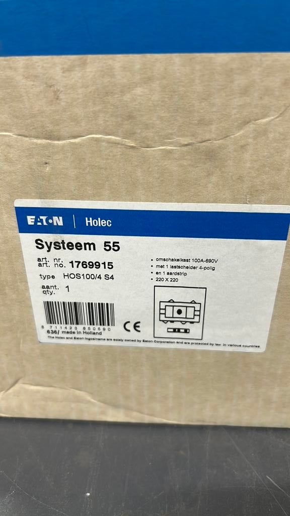 Eaton systeem 55 1769915 hos100/4 s4, Ophalen of Verzenden, Zo goed als nieuw, Overige typen
