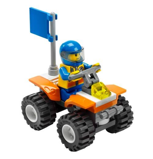 Lego City Kustwachtquad 7736, Compleet, City, Lego, Ophalen of Verzenden