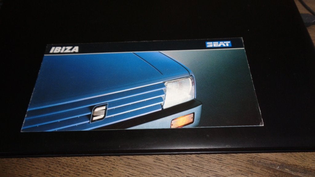 Folder  SEAT  IBIZA, Verzenden, Zo goed als nieuw, Overige merken