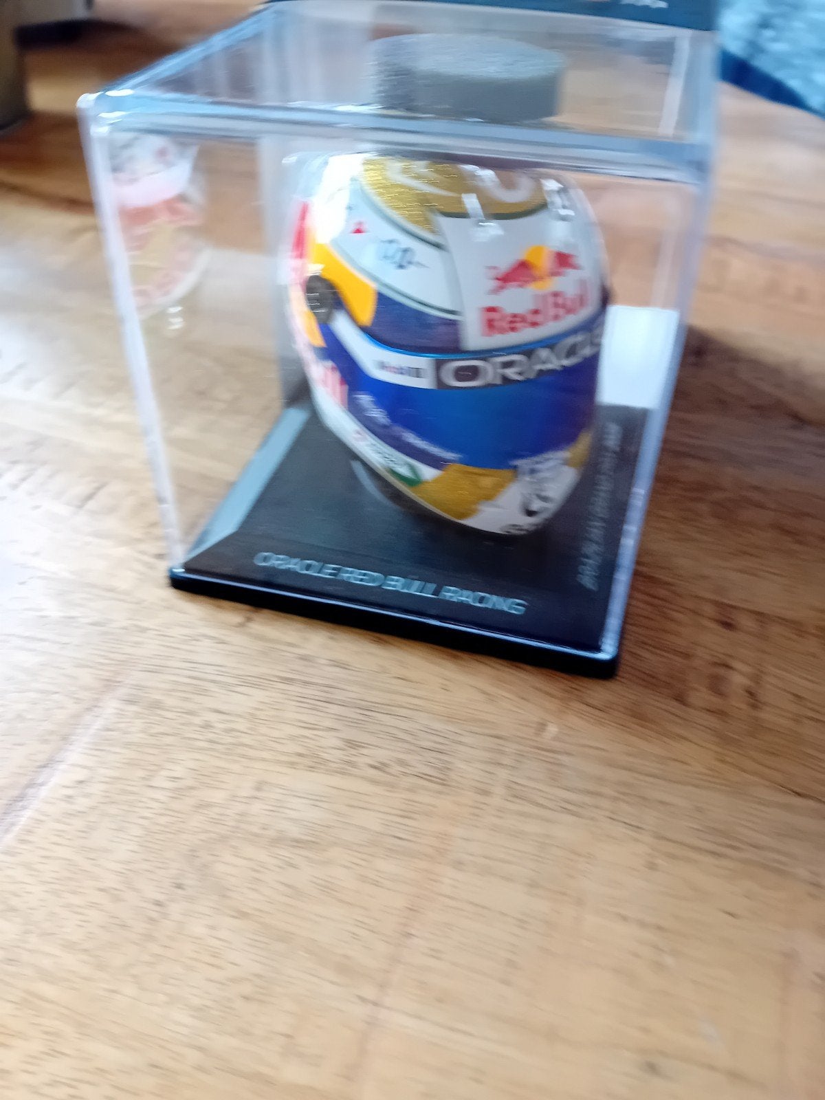 max Verstappen 1/4 helm Brazilië 2025, Ophalen of Verzenden, Zo goed als nieuw, Formule 1