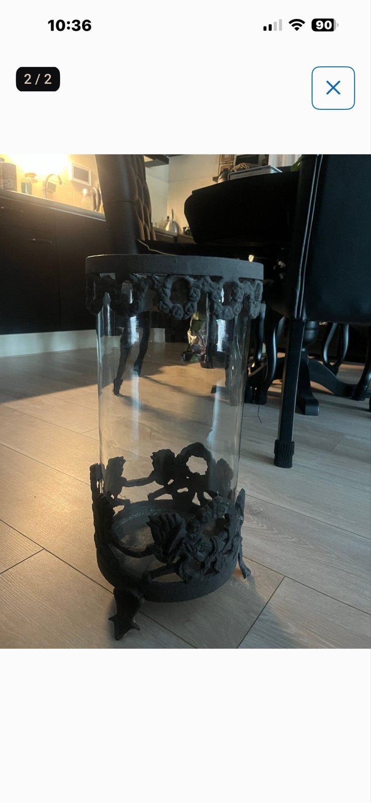 Kitch vaas 47 cm hoog, Ophalen of Verzenden