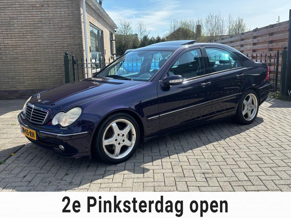 Mercedes-Benz C-klasse 240 Elegance V6 | Dakje | stoelverwar, Auto's, Achterwielaandrijving, Gebruikt, Electronic Stability Program (ESP)