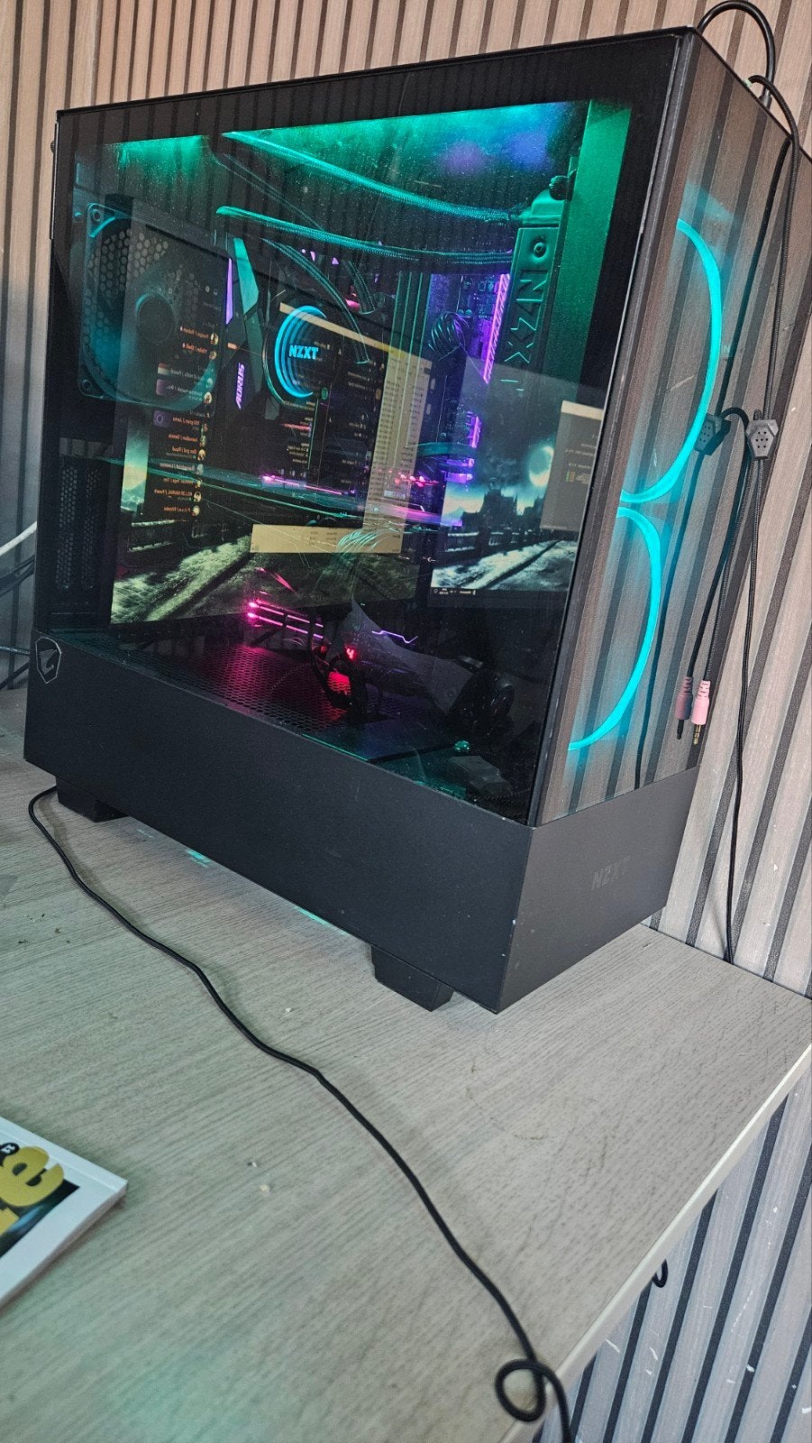 Gaming pc met schermen i7 8700k rtx 2060 super, Ophalen, Intel Core i7-8700, Zo goed als nieuw, Gaming