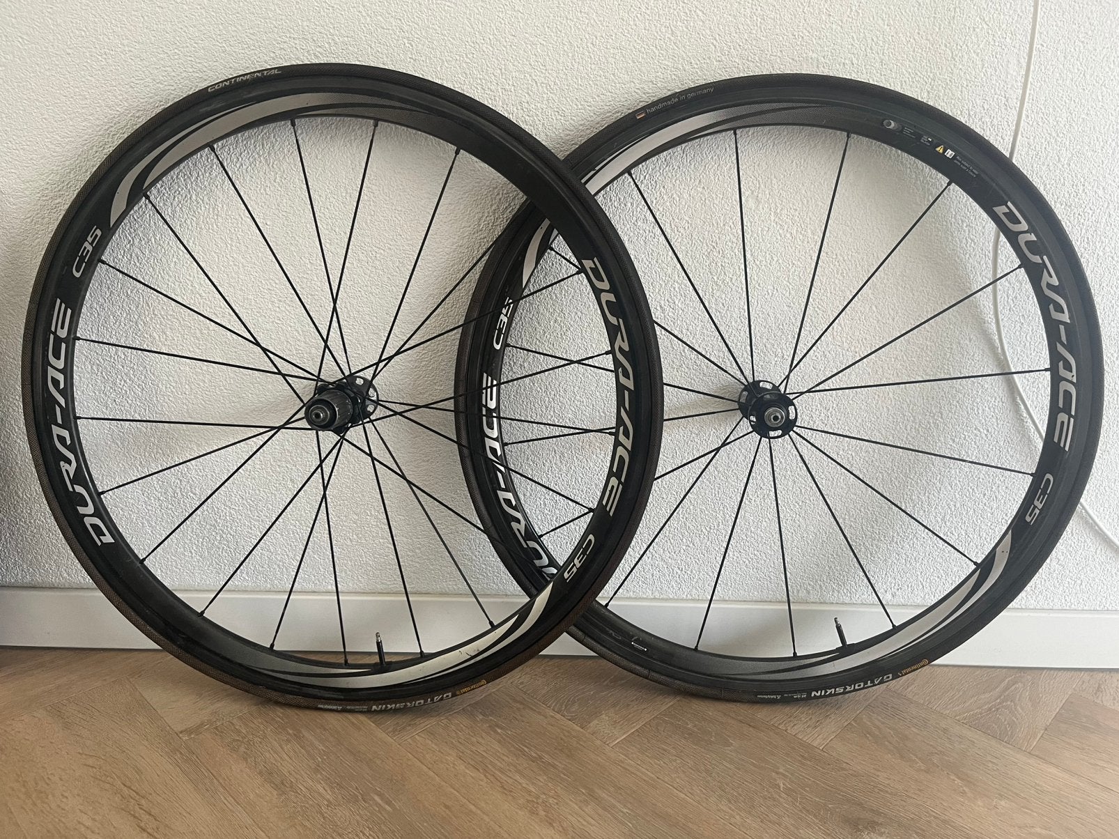 Shimano Dura Ace 9000 C35 Wielset Tube, Zo goed als nieuw, Racefiets, Carbon, Ophalen