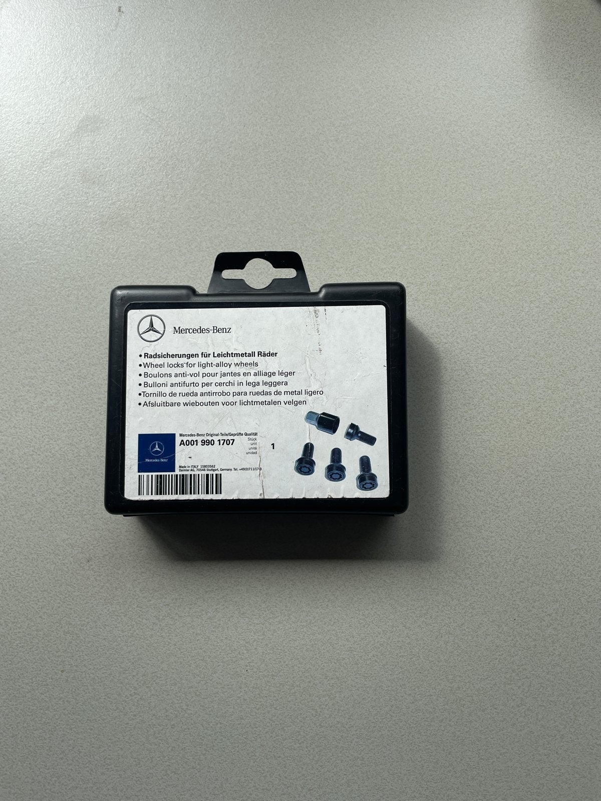 Mercedes-Benz Wielsloten A001 990 1707 - set van 3, Ophalen of Verzenden, Nieuw, Mercedes-Benz