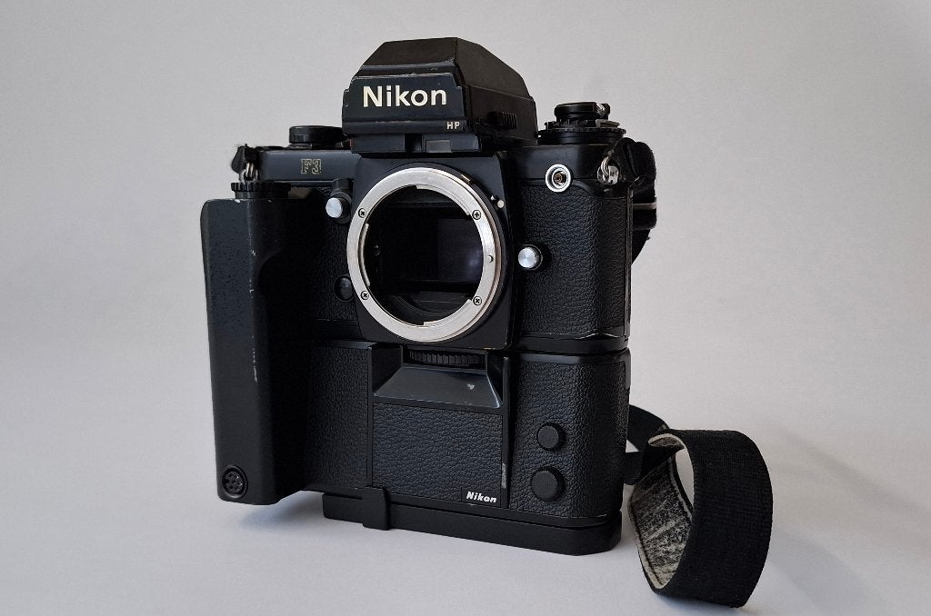 Nikon F3 body met MD-4 motordrive, Ophalen, Gebruikt, Overige typen