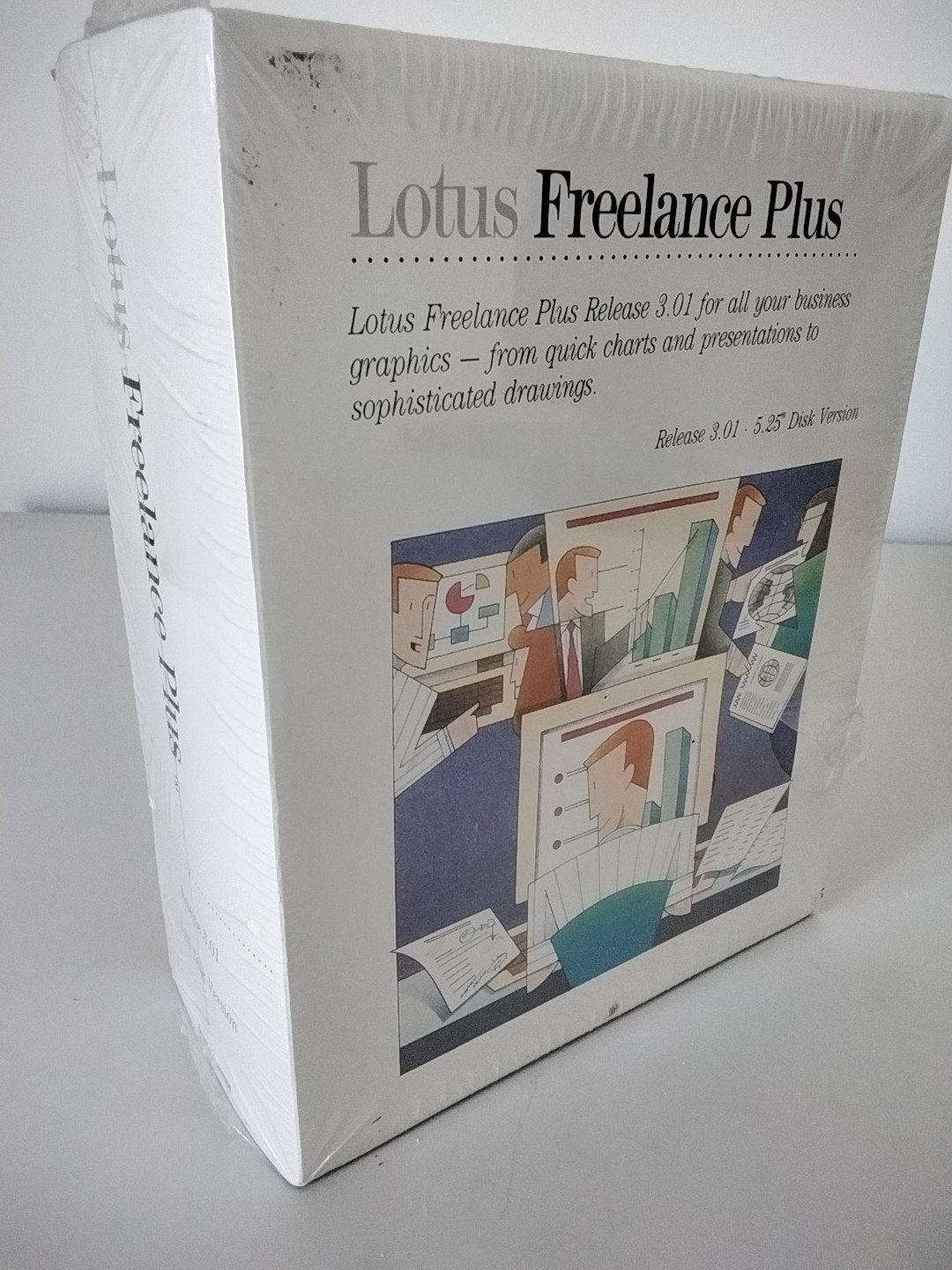 Lotus Freelance Plus 3.01 op 5,25 inch floppies, Computers en Software, Vintage Computers, Ophalen of Verzenden