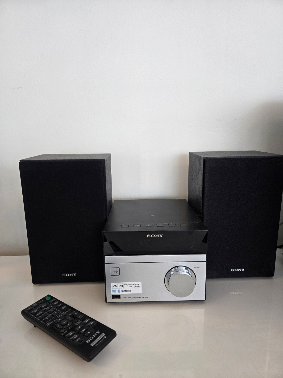 Sony Microset met CD, USB, DAB en Bluetooth, Ophalen, Microset, Cd-speler, Zo goed als nieuw