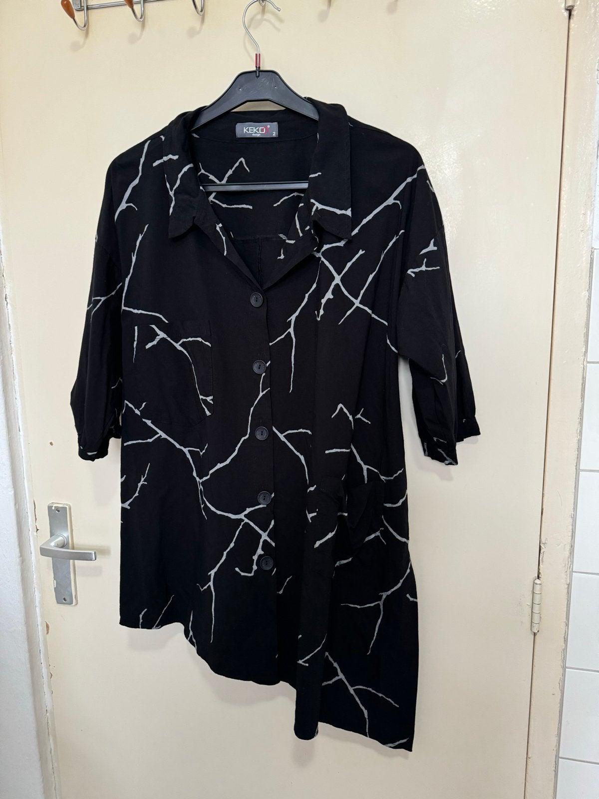 Stijlvolle blouse met print - Maat XXL, Kleding | Dames, Ophalen of Verzenden, Zo goed als nieuw, Maat 46/48 (XL) of groter
