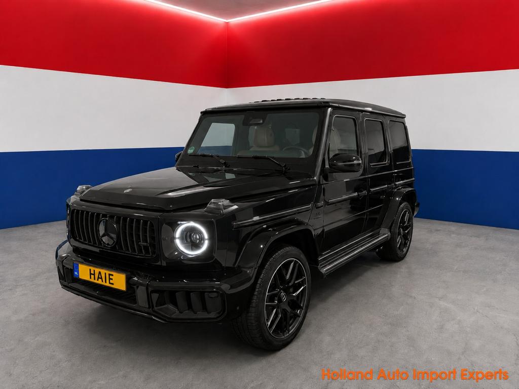 *** MERCEDES BENZ G63 AMG | 2025 | FULL | WEG=WEG ***, Auto's, Automaat, Zwart, Leder, Bedrijf