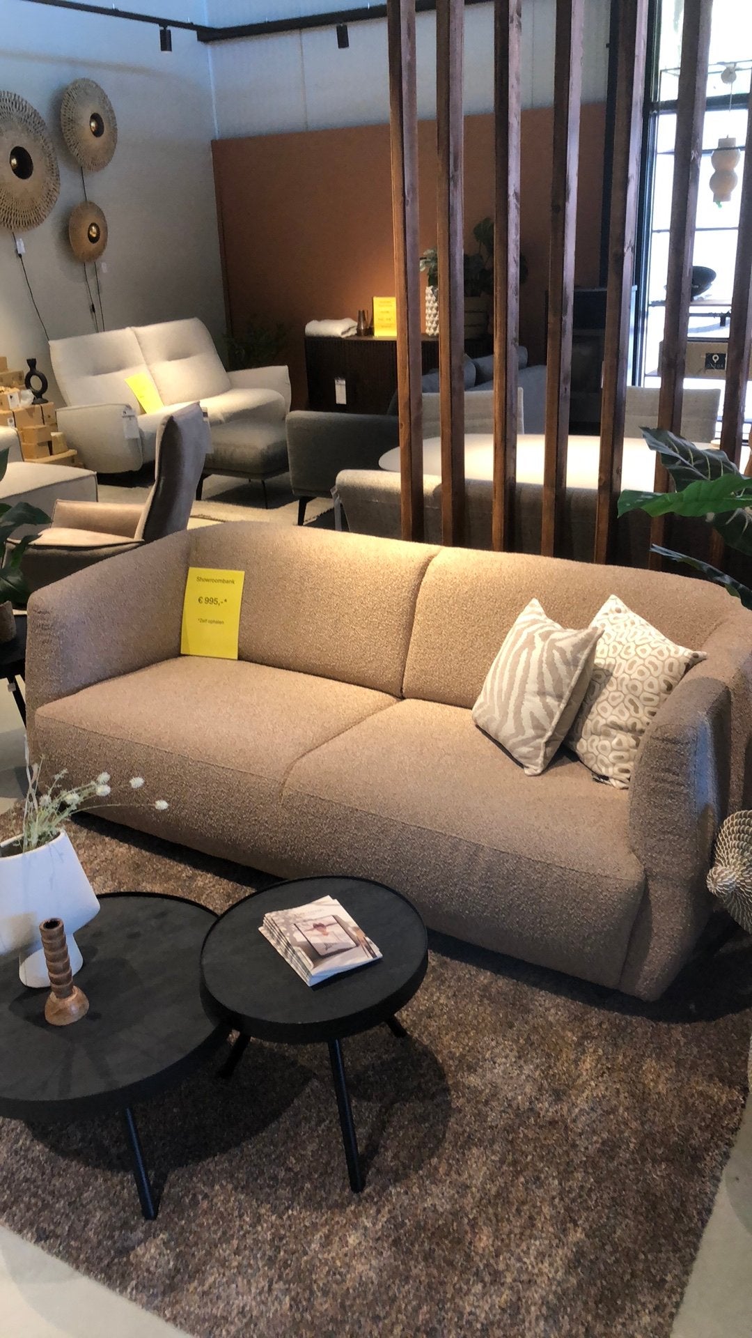 Showroom bank: zelf ophalen, Ophalen, Nieuw, Stof