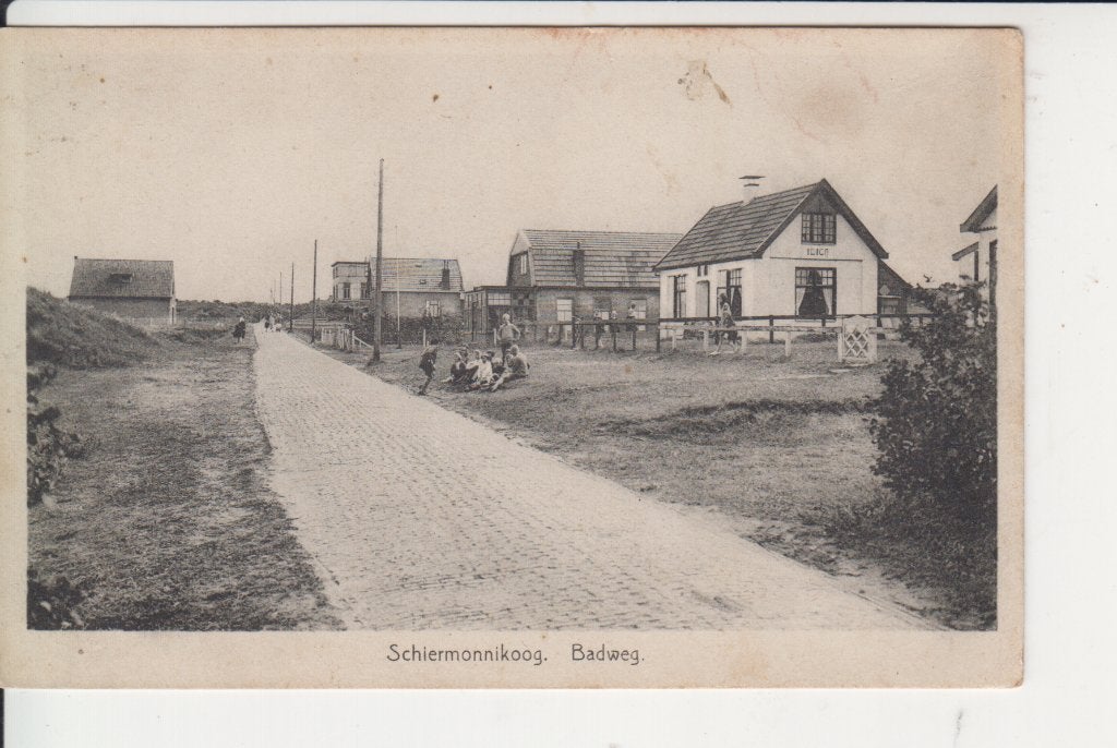 SCHIERMONNIKOOG , 2x, Badweg, Dorpshuis, Verzenden, Ongelopen, Waddeneilanden