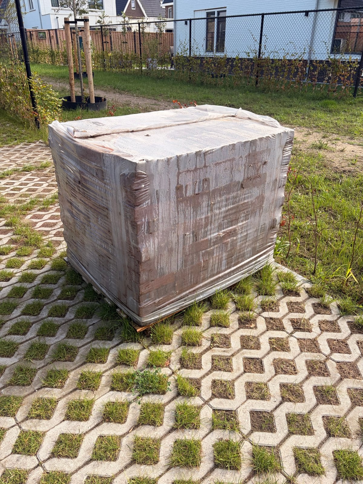 Gebakken klinkers - Nieuw op pallet - 10,61m2, Ophalen, Overige materialen, Nieuw, Minder dan 20 cm