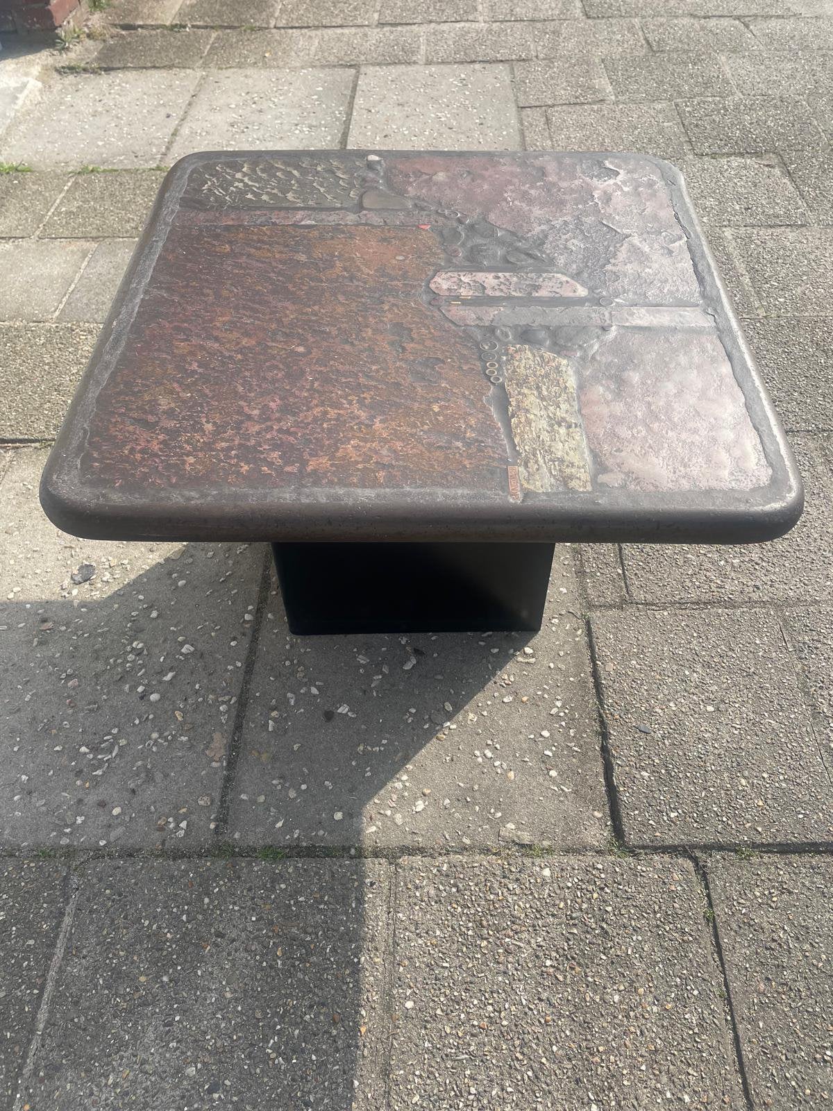 Te koop: set salontafels van Paul Kingma, Huis en Inrichting, Tafels | Salontafels, Ophalen, Overige materialen, Gebruikt, 50 tot 100 cm