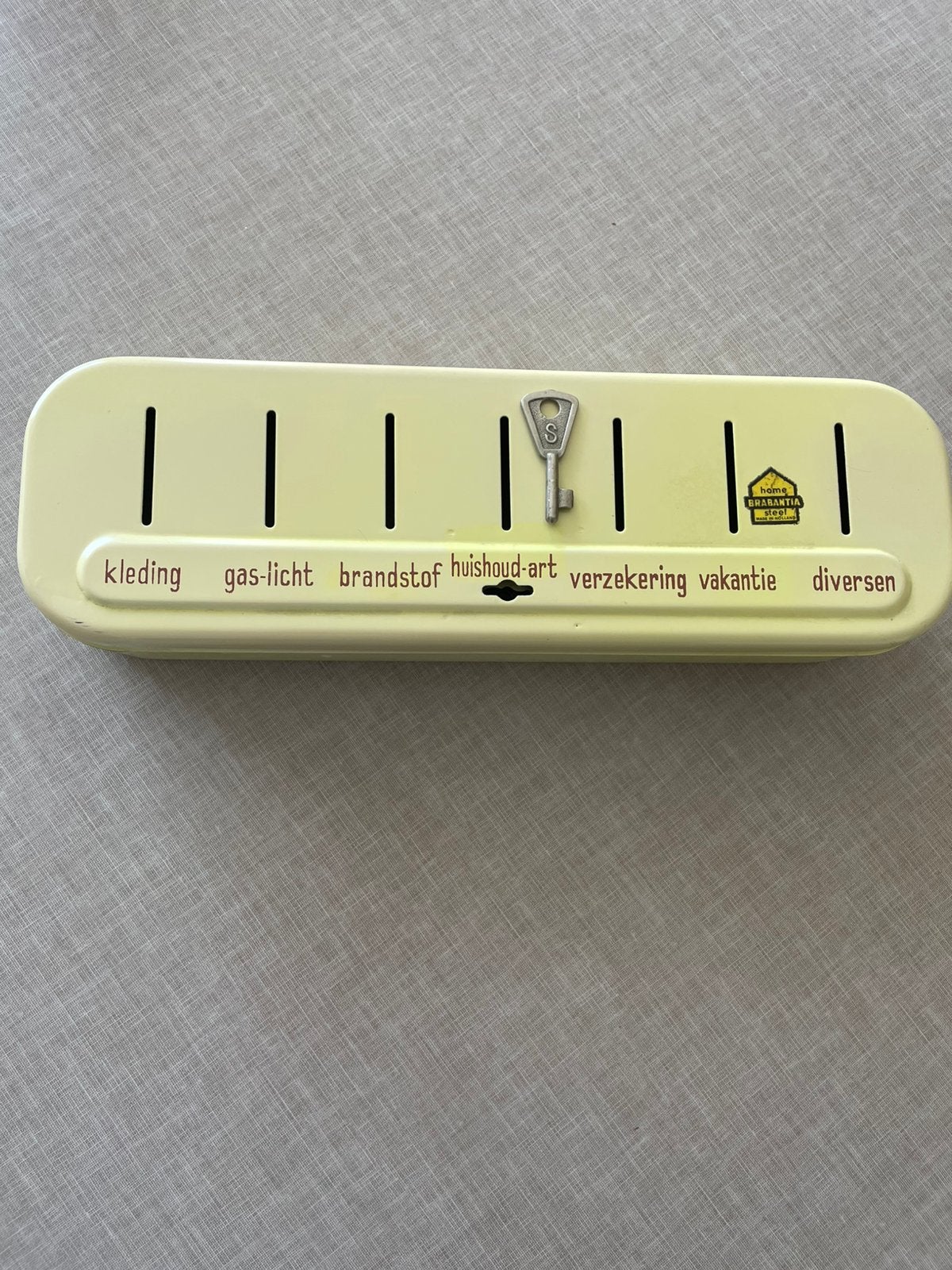 Vintage Brabantia spaarpot, Ophalen of Verzenden, Gebruikt