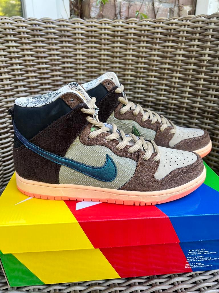 Nike sb dunk high ‘turdunken’ 42, Overige kleuren, Nieuw, Ophalen of Verzenden, Sneakers of Gympen