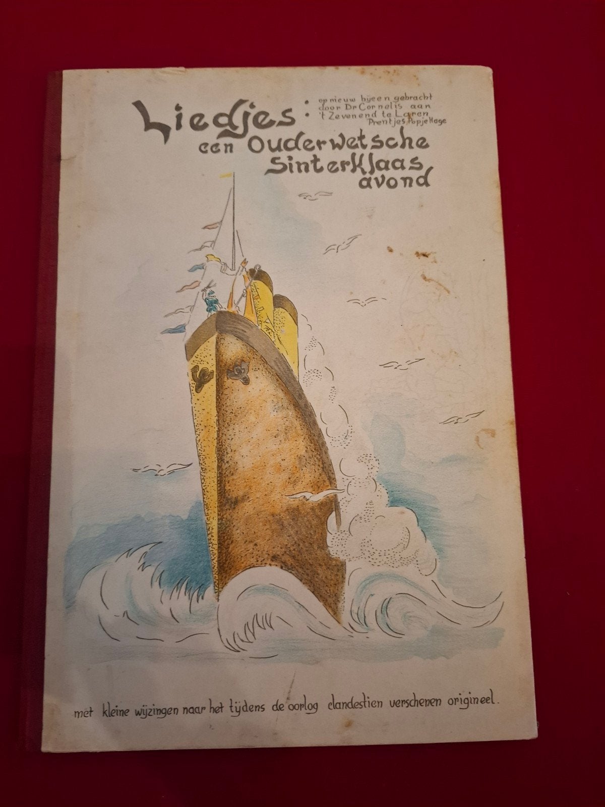zeldzaam oud Sinterklaas boek 1943, Ophalen of Verzenden