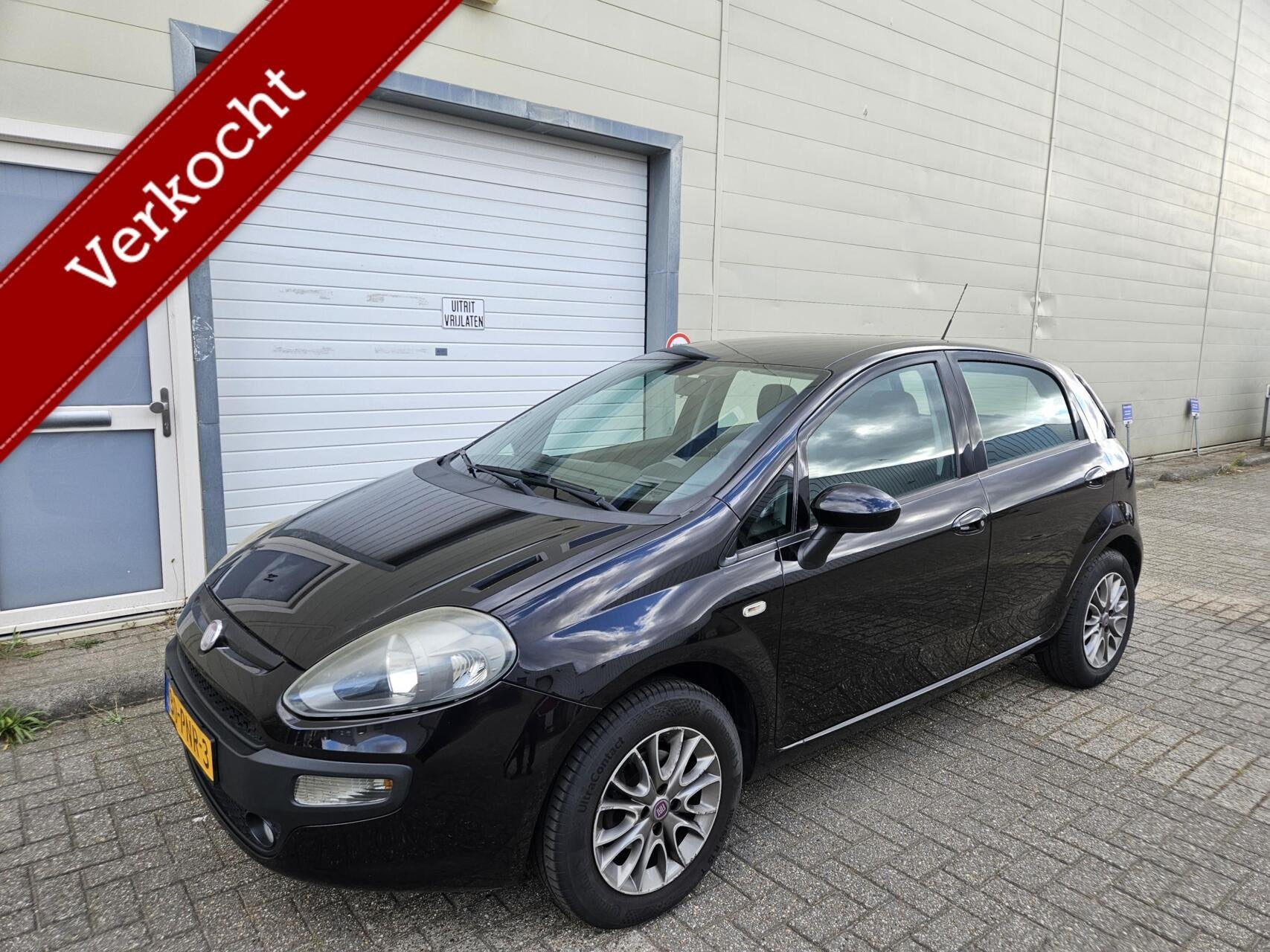 Fiat Punto Evo 1.4 NAP 5 Deurs Airco, Auto's, Fiat, Voorwielaandrijving, Euro 5, 4 cilinders, 400 kg