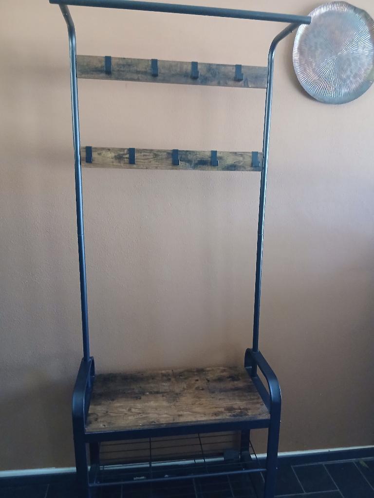 Kapstok Staand  Pronto Mango Hout, Huis en Inrichting, Woonaccessoires | Kapstokken, Ophalen, 100 tot 150 cm, Zo goed als nieuw