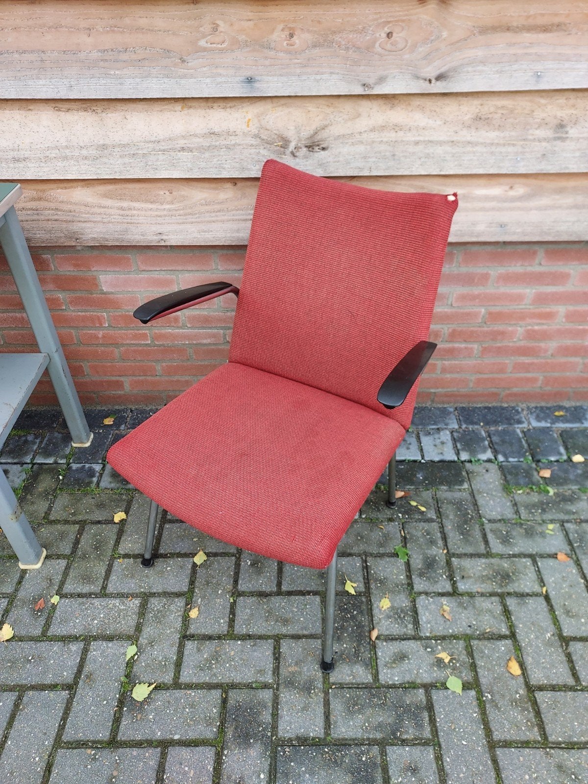 1 x vintage design fauteuil stoelen ( de wit schiedam ), Ophalen, Gebruikt, 50 tot 75 cm